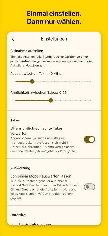 iPhone: App-Einstellungen
