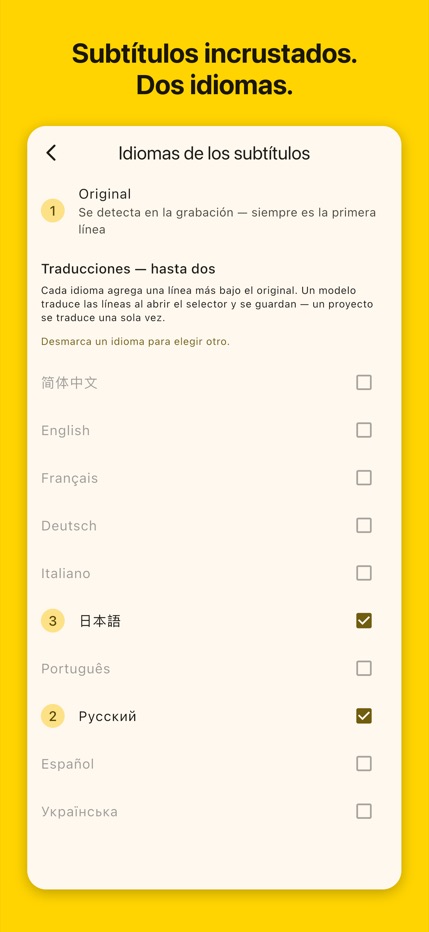 iPhone: ajustes de traducción de subtítulos