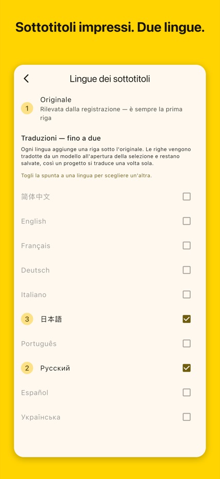 iPhone: impostazioni di traduzione dei sottotitoli